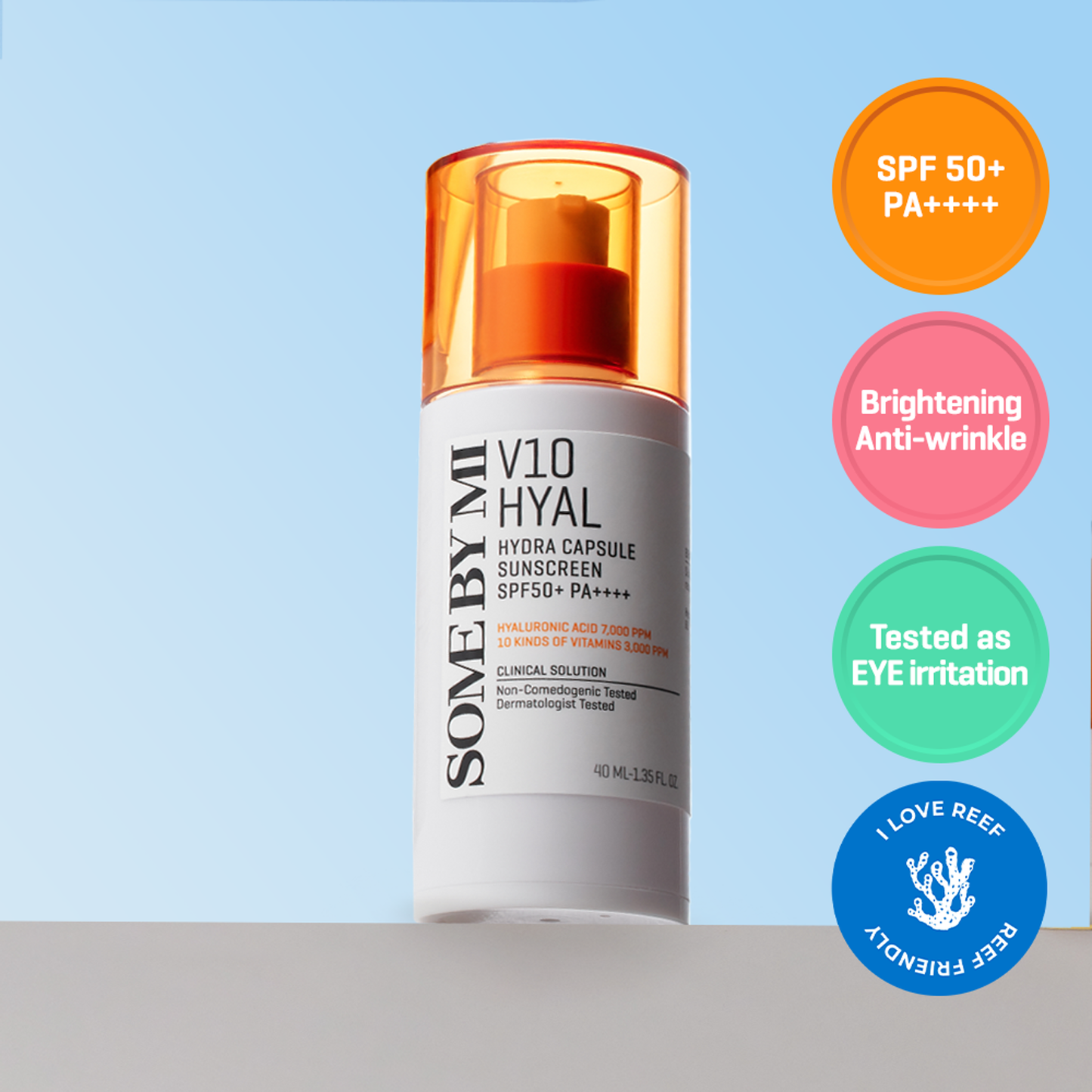 Some By Mi V10 Hyal Hydra Capsule Sunscreen