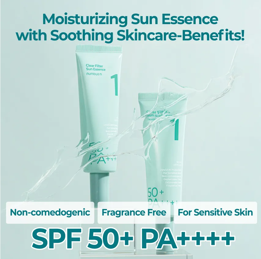 Numbuzin No. 1 Clear Filter Sun Essence