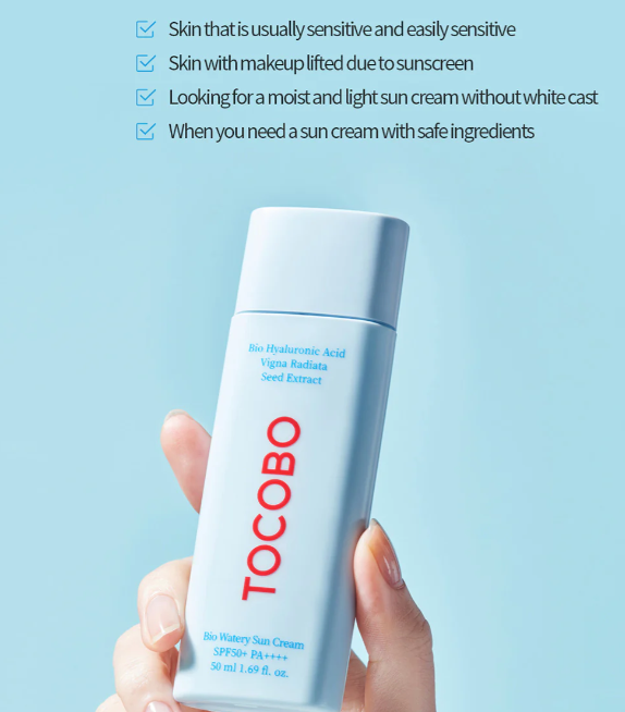 TOCOBO Bio Watery Vegan Sun Cream