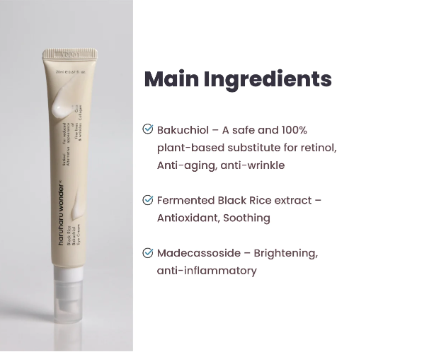 Haruharu Wonder Black Rice Bakuchiol Eye Cream